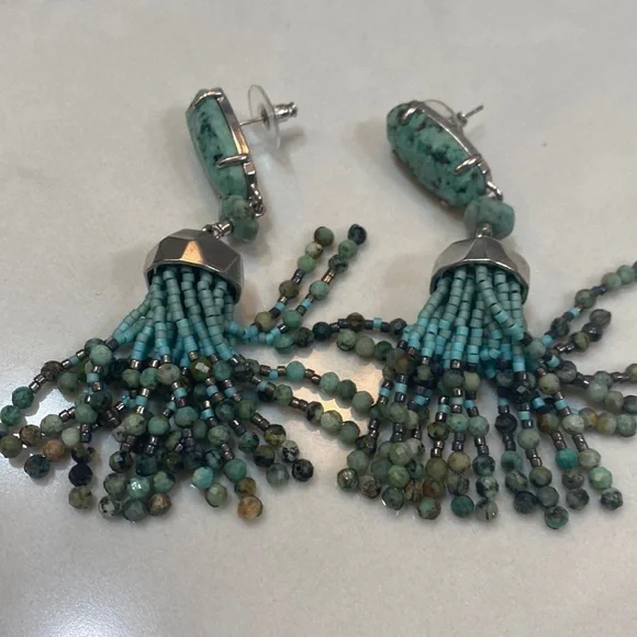 Kendra scott dove earrings turquoise - Picture 5 of 5